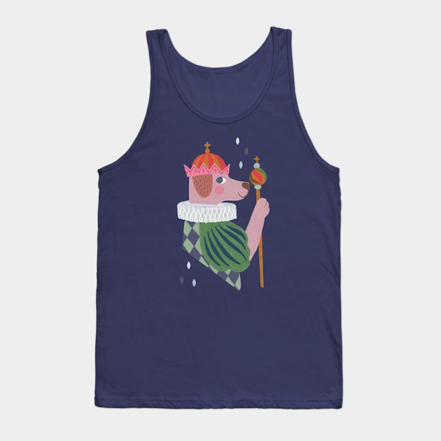 Dog King Tank Top by Rebelform